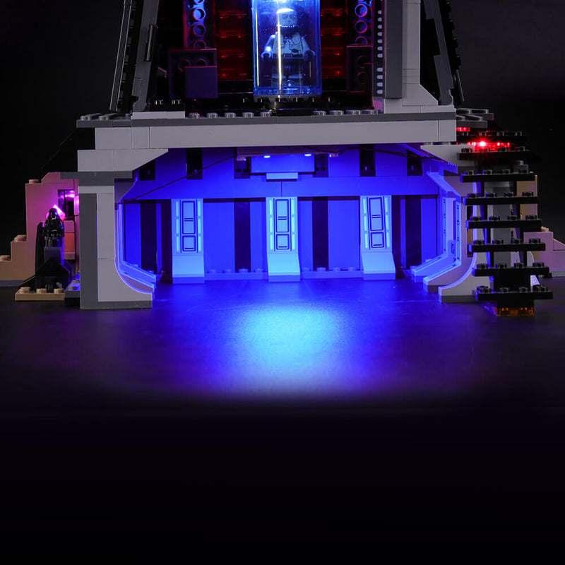 light up lego star wars darth vader castle