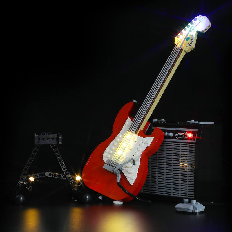 BriksMax Light Kit For Fender Stratocaster 21329(With Sound)