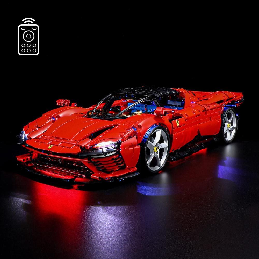Light Kit For Ferrari Daytona SP3 42143-Briksmax(Remote Version)