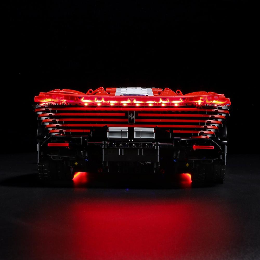 Light Kit For Ferrari Daytona SP3 42143-Briksmax(Remote Version)