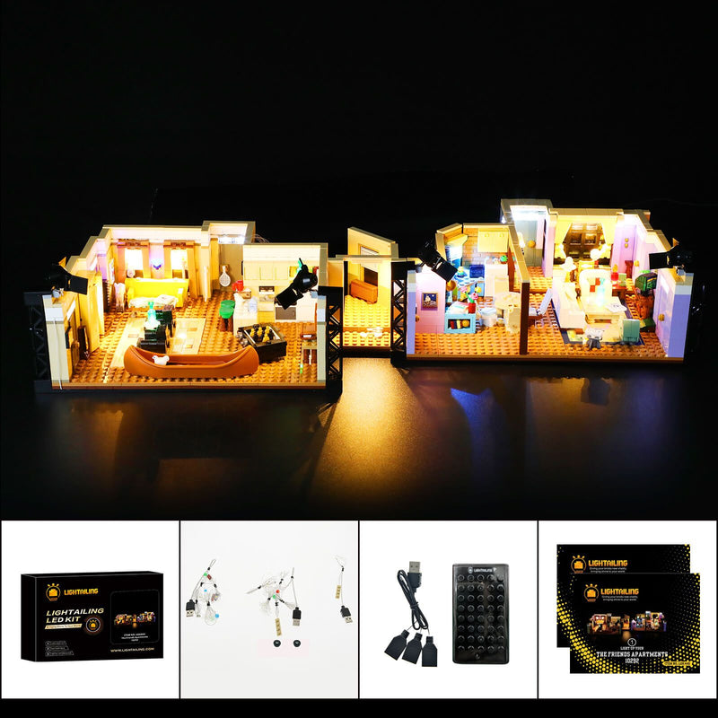BRIKSMAX Kit d'éclairage LED pour Lego Creator The Friends Apartments -  Compatible avec le modèle Lego 10292 - Non inclus : : Jeux et  Jouets