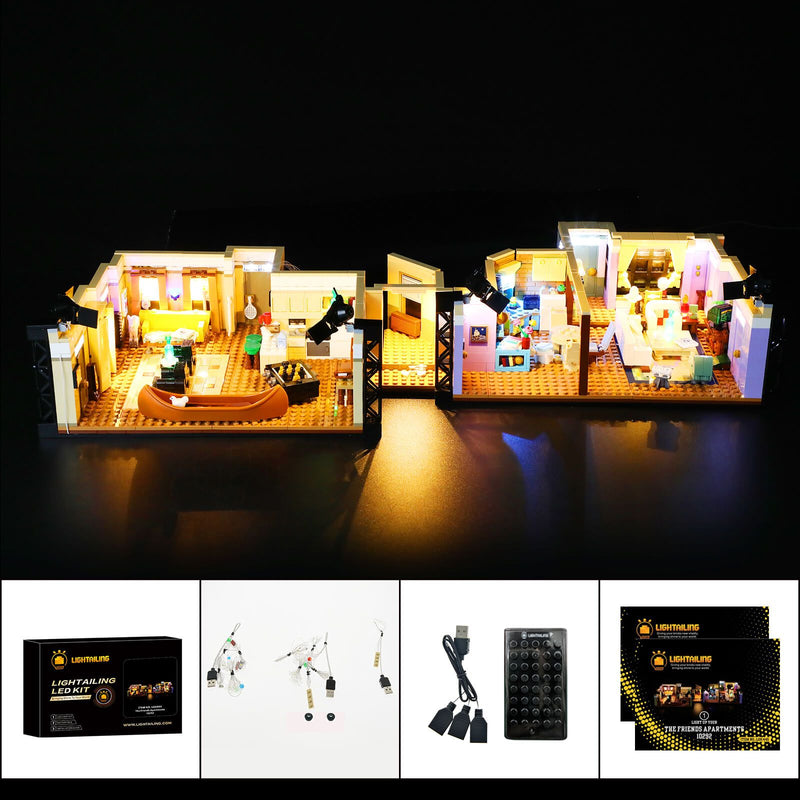 friends apartment lego light kit