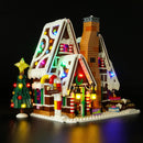 lego creator gingerbread house with lights