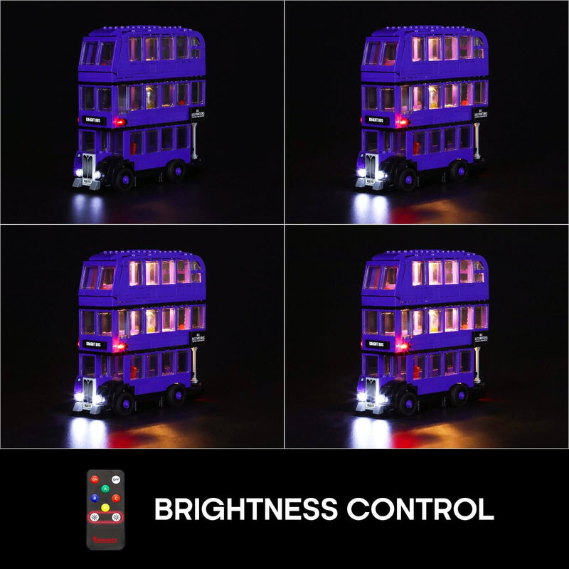 Kit d'éclairage pour The Knight Bus 75957 (télécommande)