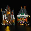 add led lights to lego hogsmeade village visit