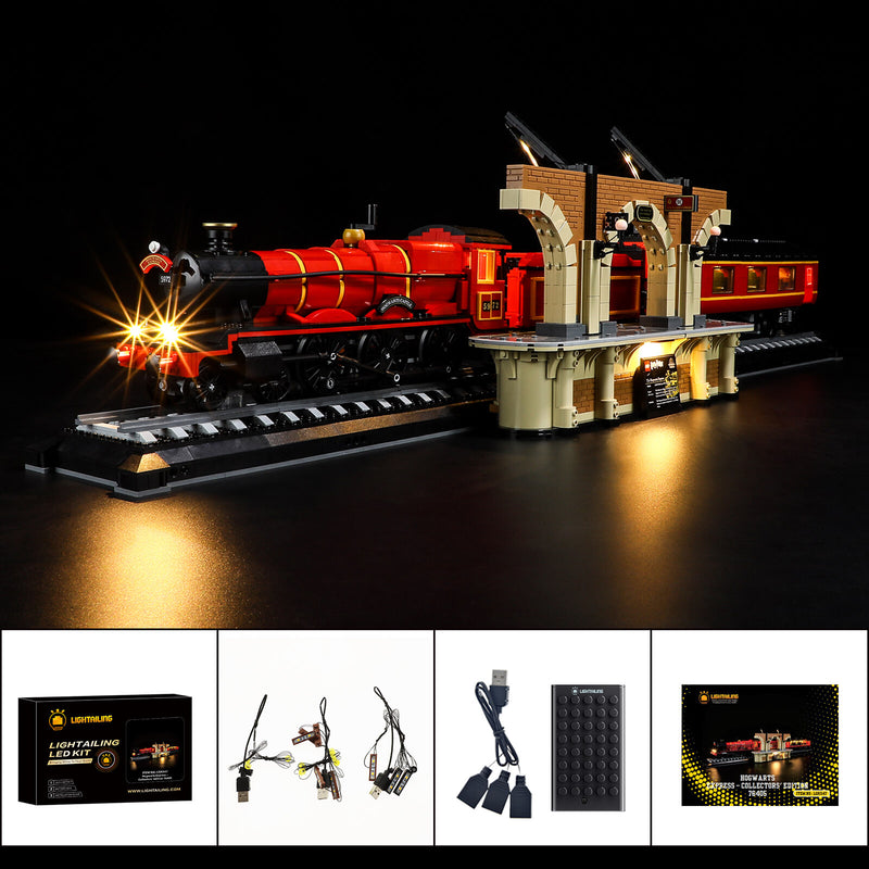 Lego Hogwarts Express – Collectors' Edition 76405 light kit from Briksmax