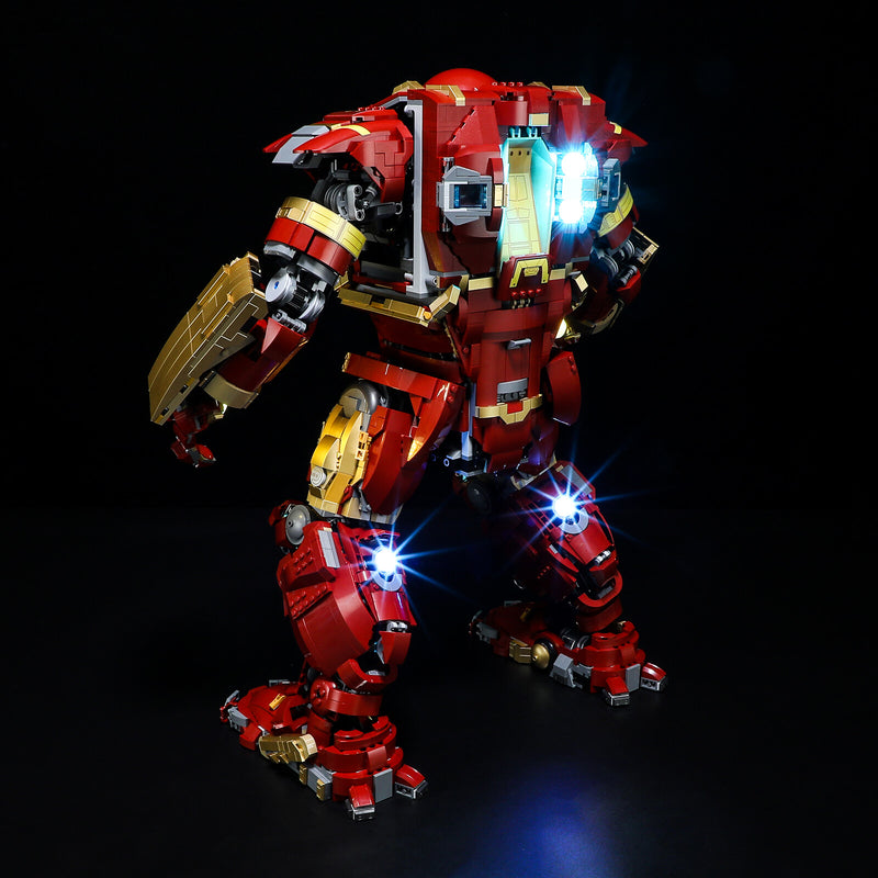 light up Lego Hulkbuster 76210