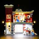 light up 10263 winter village fire station