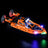 add led lights to lego technic 42120 rescue hovercraft 