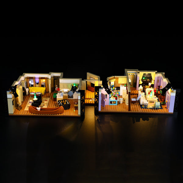 light up lego the friends apartments 10292