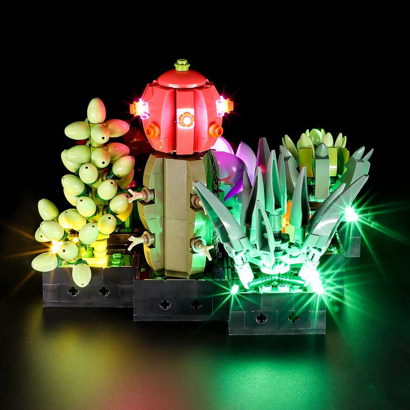 lego succulents 10309 plant decor Lego Succulents 10309 Light Kit(Best MOC idea) – Lightailing