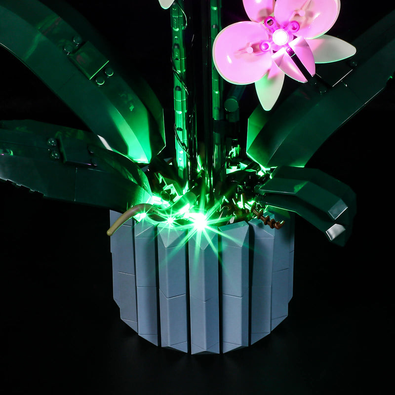 lego 10311 orchid botanical collection  pot