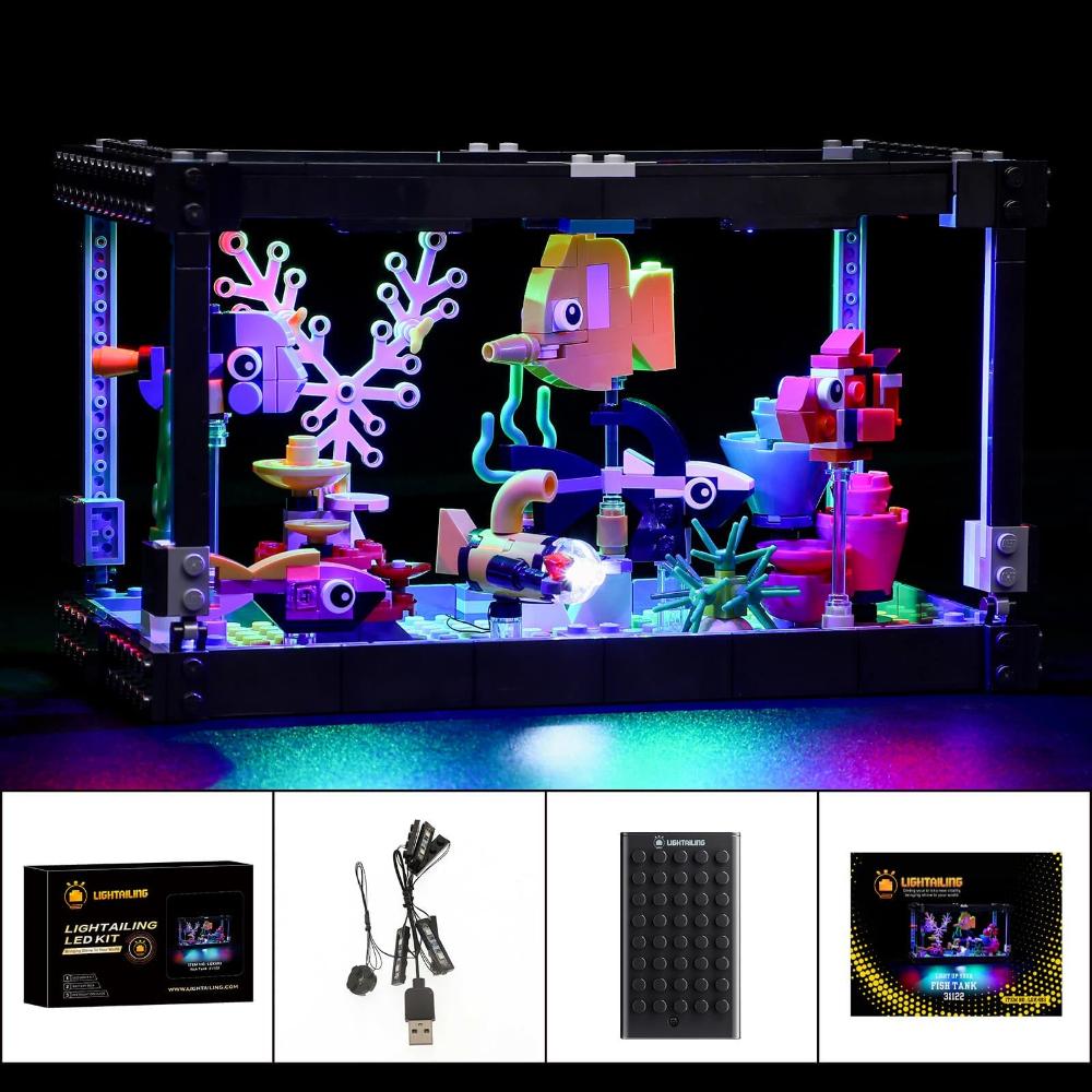 Light Kit For Lego Fish Tank 31122