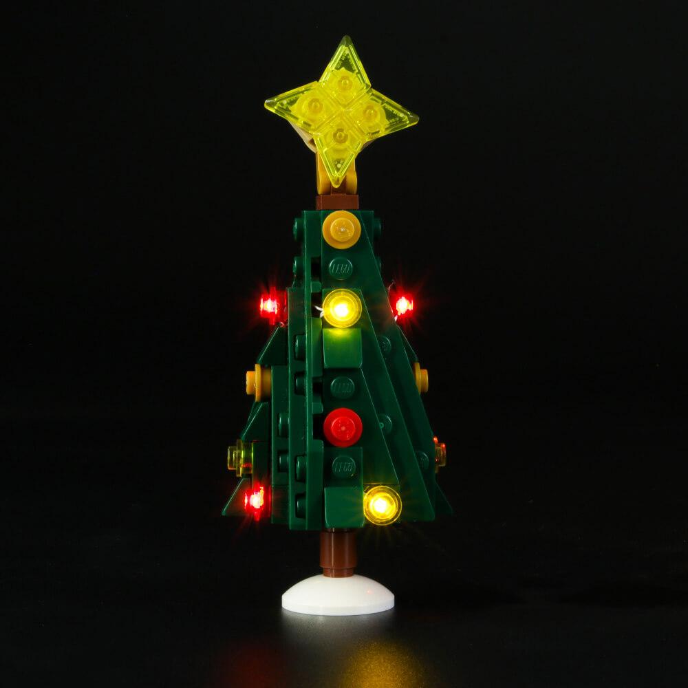 light up lego christmas tree