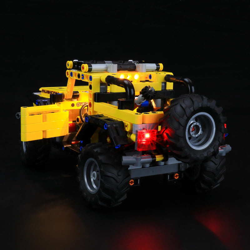rear lights of the lego jeep wrangler rubicon kit