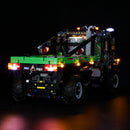backside of 4x4 Mercedes-Benz Zetros Trial Truck with lights