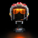 add lights to Lego 75327 Luke Skywalker’s Red Five Helmet