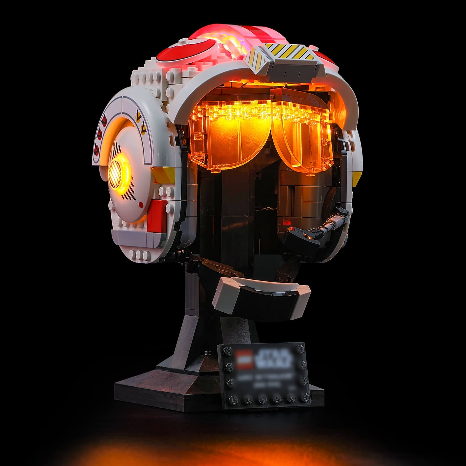 LIGHTAILING Kit Illuminazione A LED Per Lego 75327 Casco Di Luke Skywalker (Red Five) - Set Di Luci Per Modello Da Costruire (Solo Luci, Modello Escluso) - 5