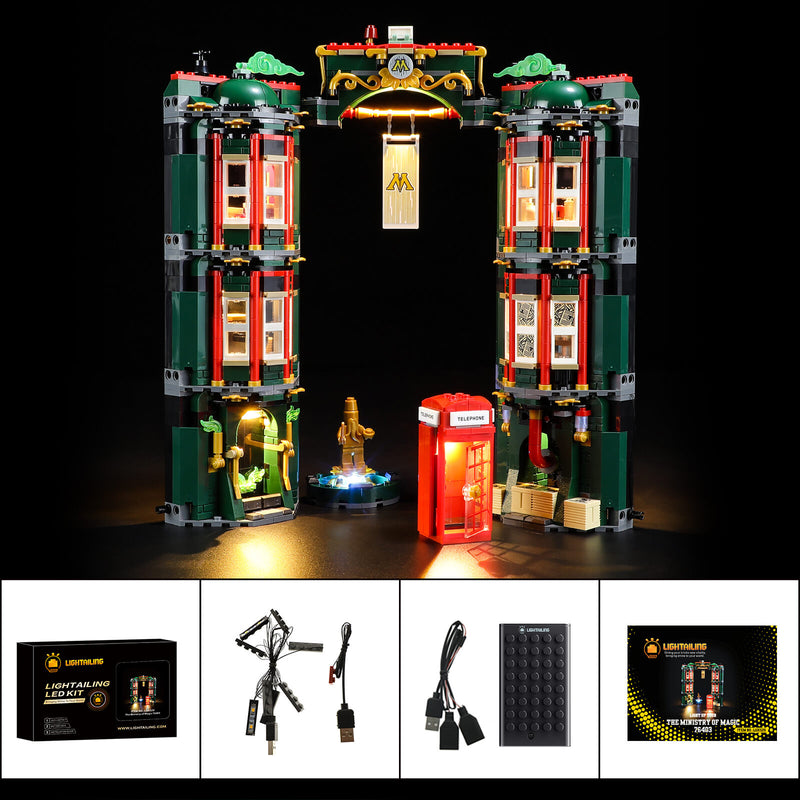 Lego Ministry of Magic 76403 light kit from lightailing