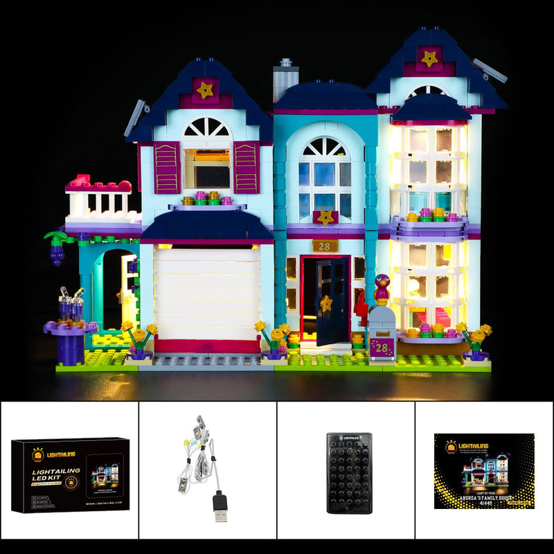 lego andrea's family house led lighting kit