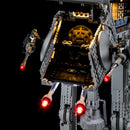 Lego Star War AT-AT 75313 rotating cannons with lights