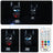 remotely control lighting system for lego batman cowl 76182