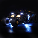 add lights to lego batmobile 76240