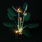 lego botanical bird of paradise with warm lights
