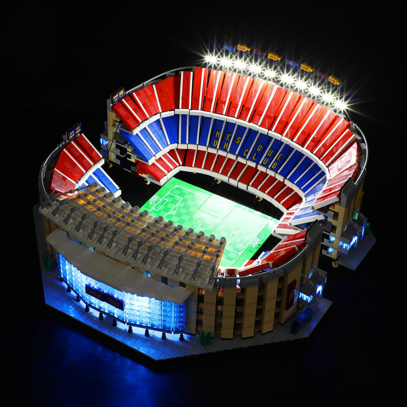 add lgihts to Lego Camp Nou – FC Barcelona