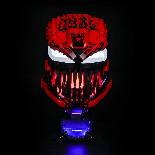 carnage lego head lighting kit