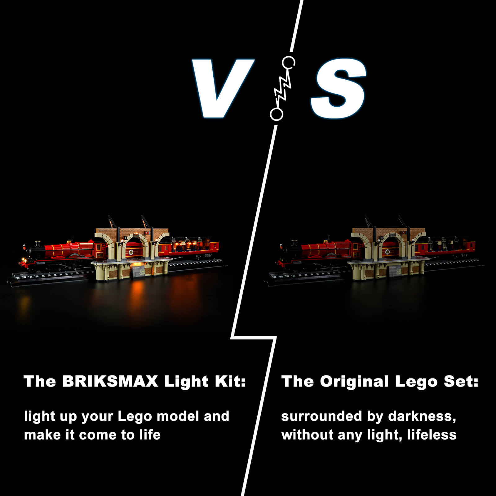 Light Kit For Hogwarts Express – Collectors' Edition 76405-Briksmax