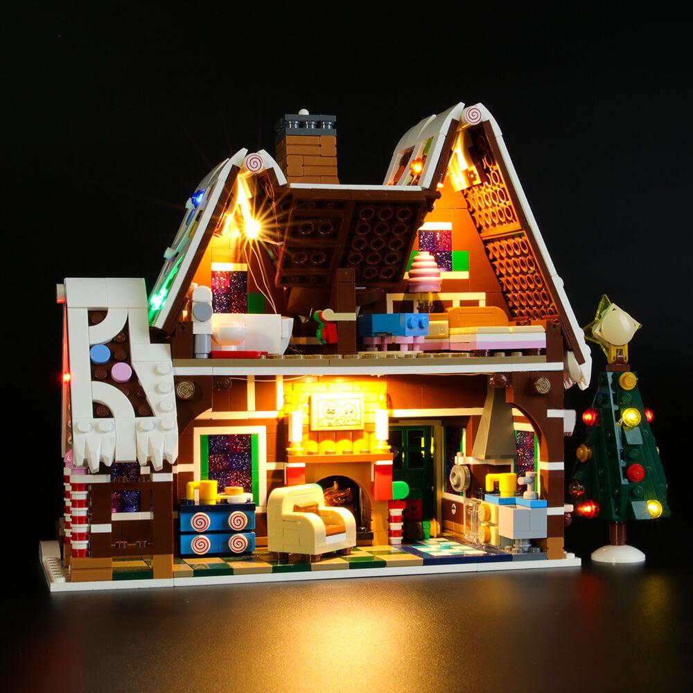 lego creator 10267 with warm lights