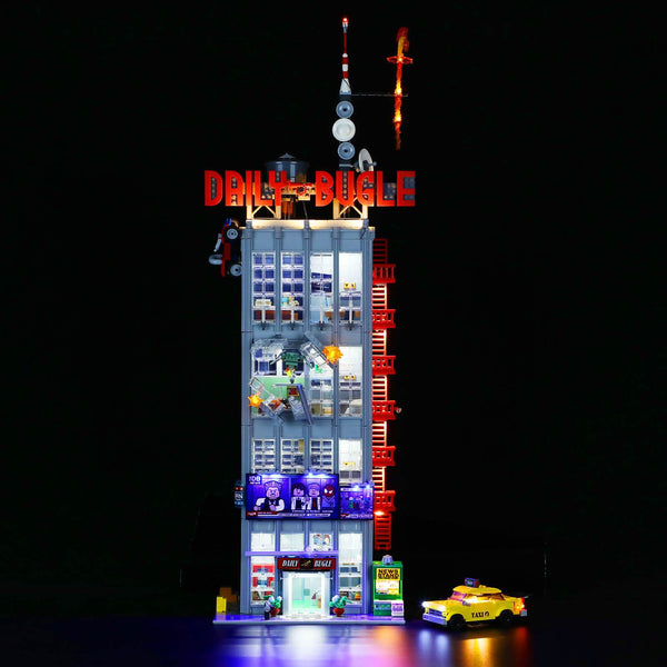 lego daily bugle 76178 with lights