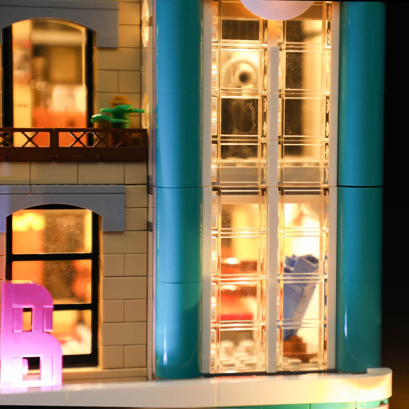 lego diner 10260 lighting interior