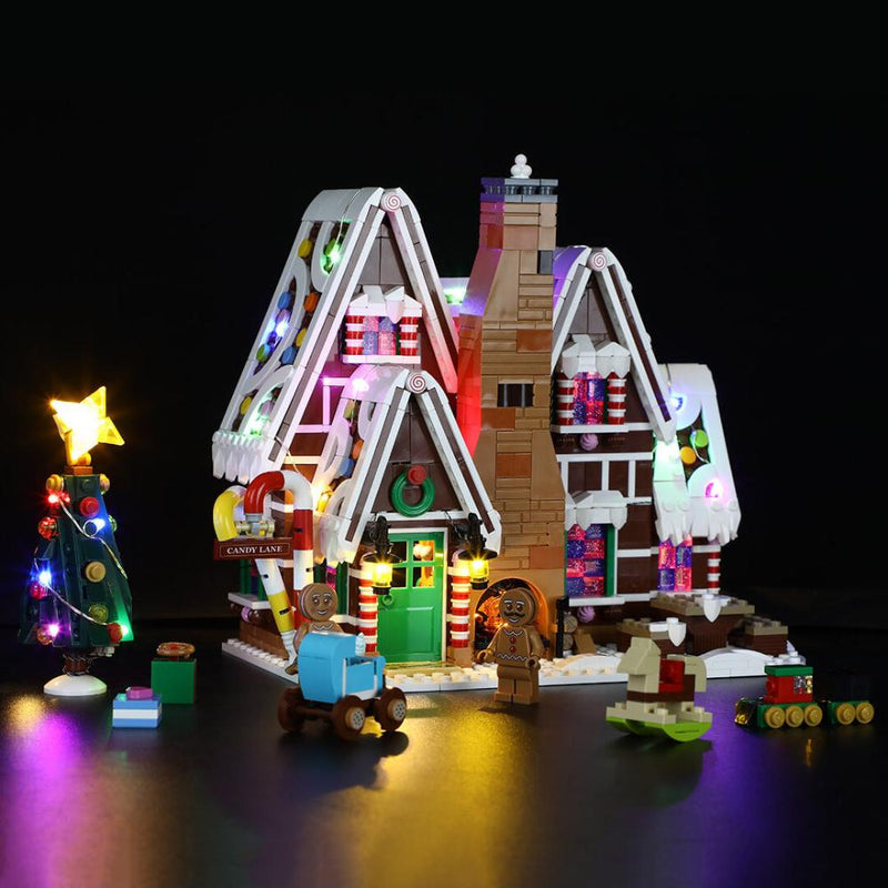 lego gingerbread house moc