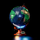 add led light to lego The Globe 21332