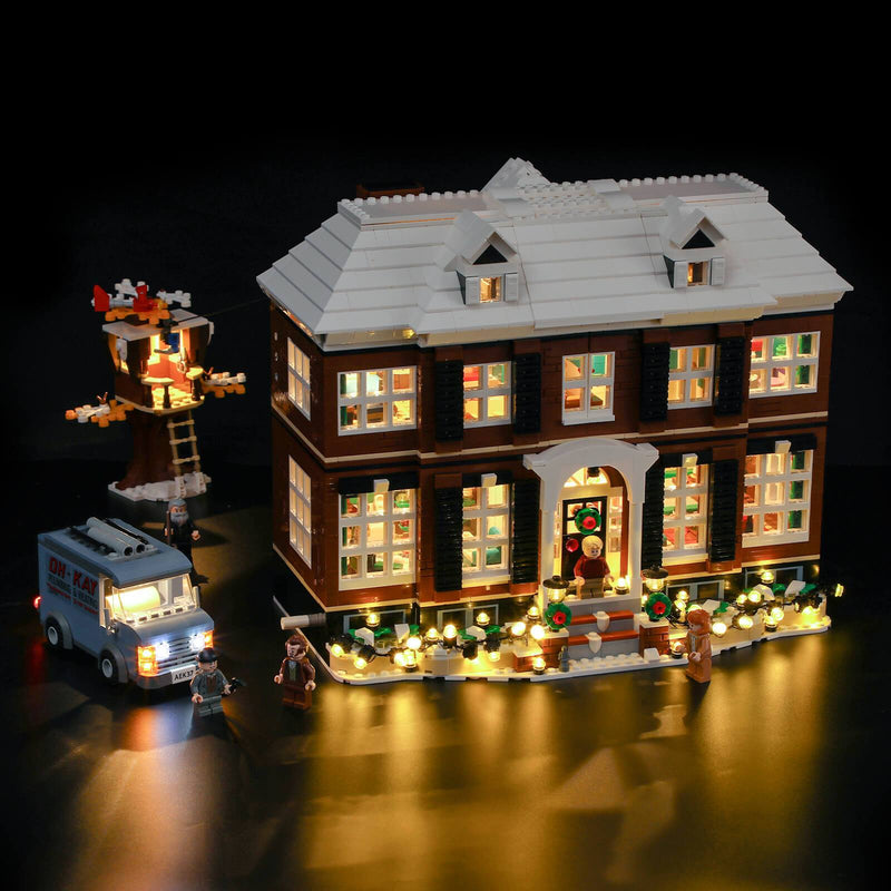 add led lights to lego kevin home alone