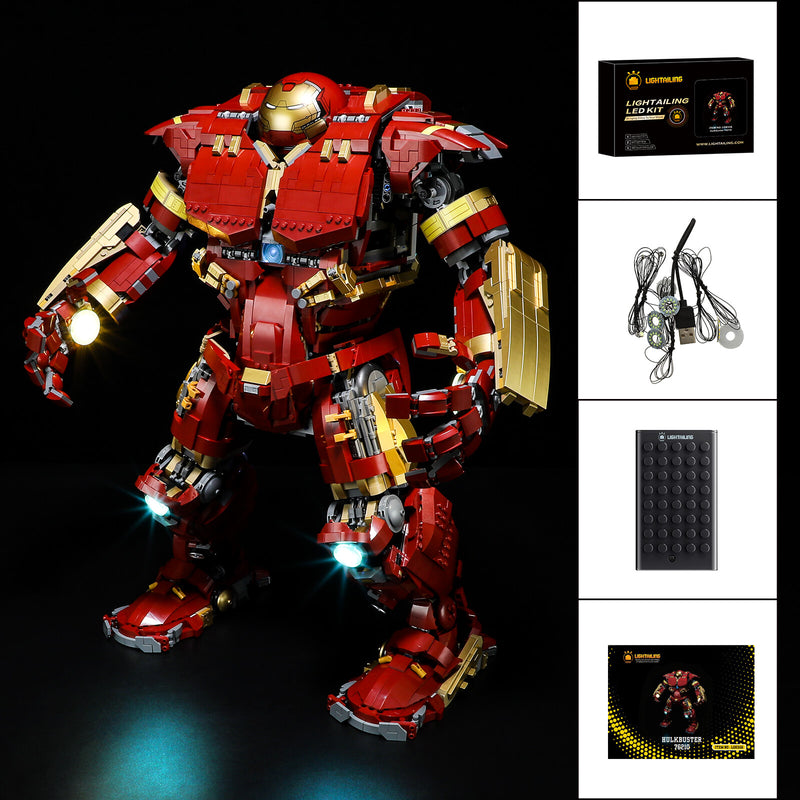 Lightailing light kit for Lego Hulkbuster 76210