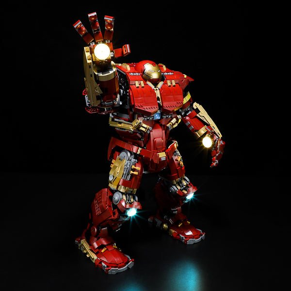 Lego Hulkbuster 76210 with lights