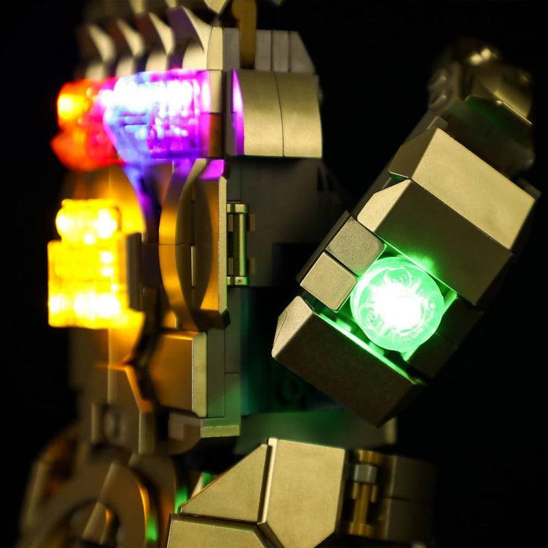 lego thanos handschuh beleuchtung Lightailing Led Light Kit For Lego Infinity Gauntlet 76191