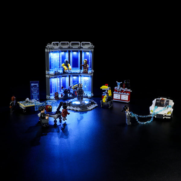 Lego Iron Man Armory 76216 light kit