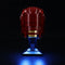 Backside of Lego Iron Man Helmet 76165