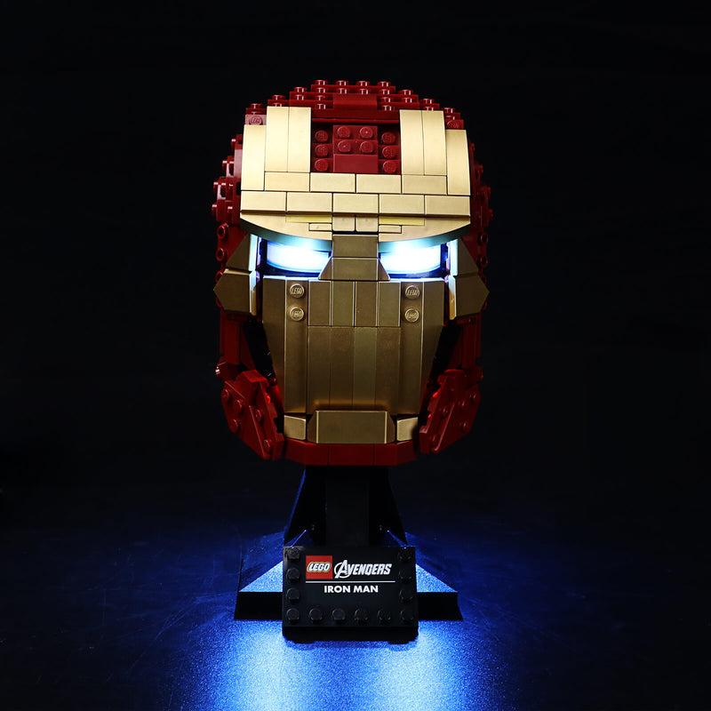Iron Man Helmet Lego light kit