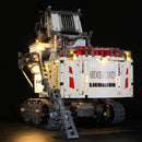 add lights to liebherr lego excavator