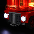 lego creator london bus with white headlights