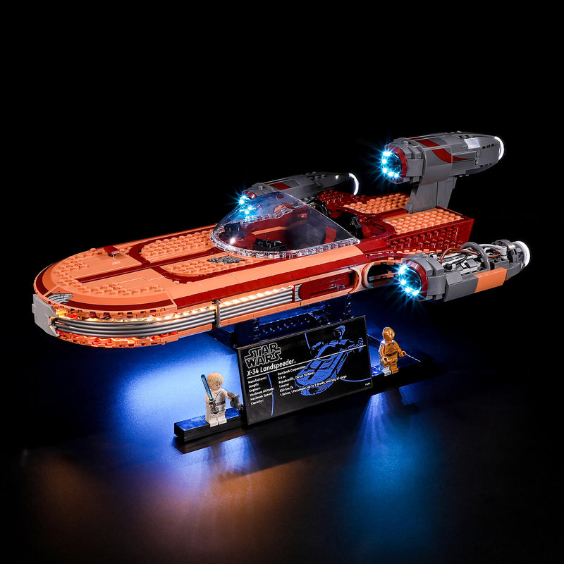 Luke Skywalker’s Landspeeder Lego light kit