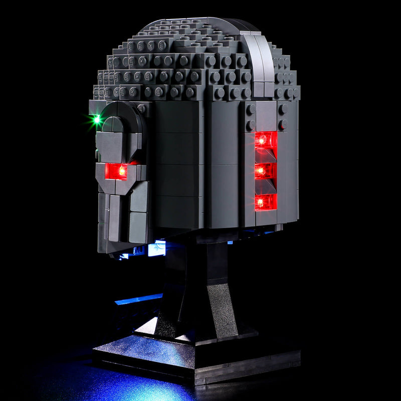 add led lights to Lego The Mandalorian Helmet 75328