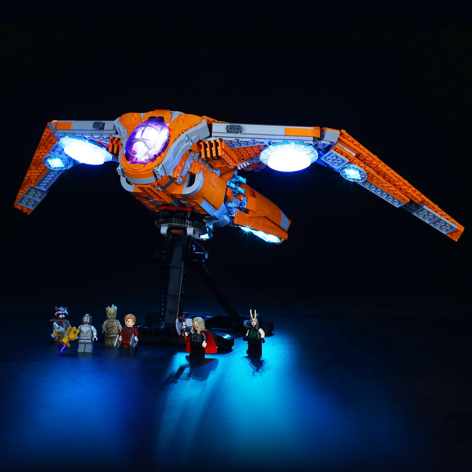 light up lego infinity saga guardians ship