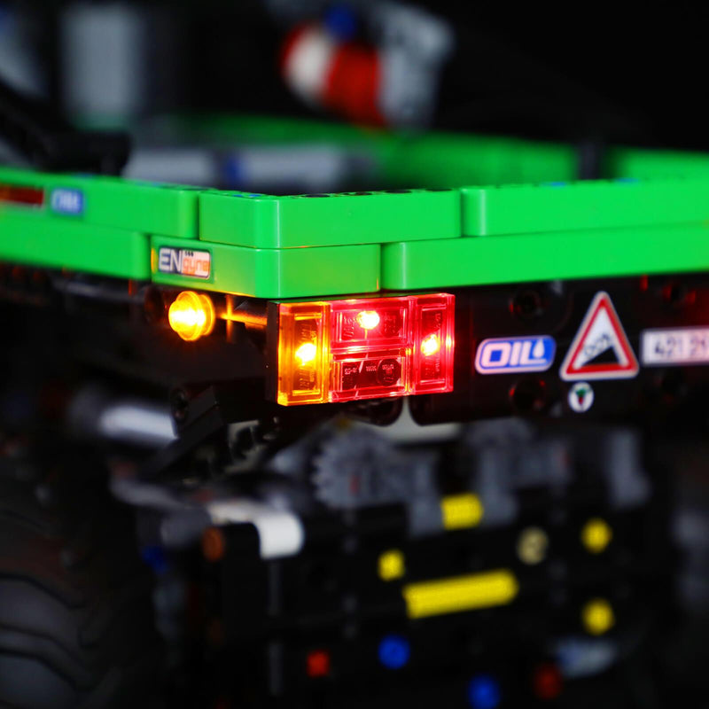 42129 lego technic with red taillights