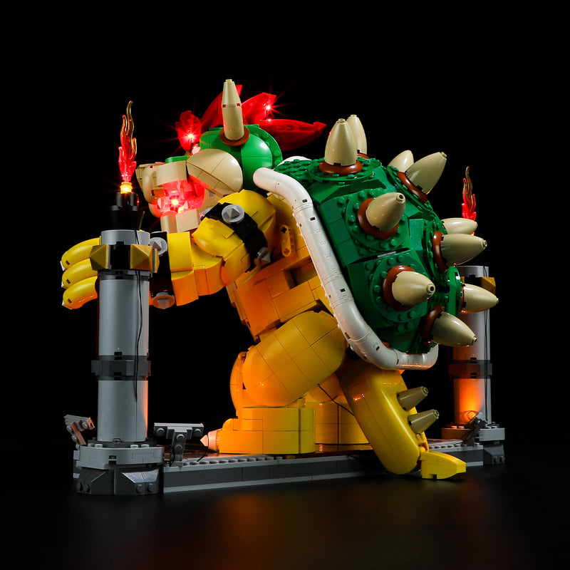 light up Lego The Mighty Bowser 71411